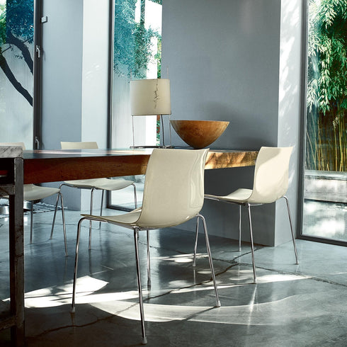 Catifa 46 Chair Unicolored Frame Chrome